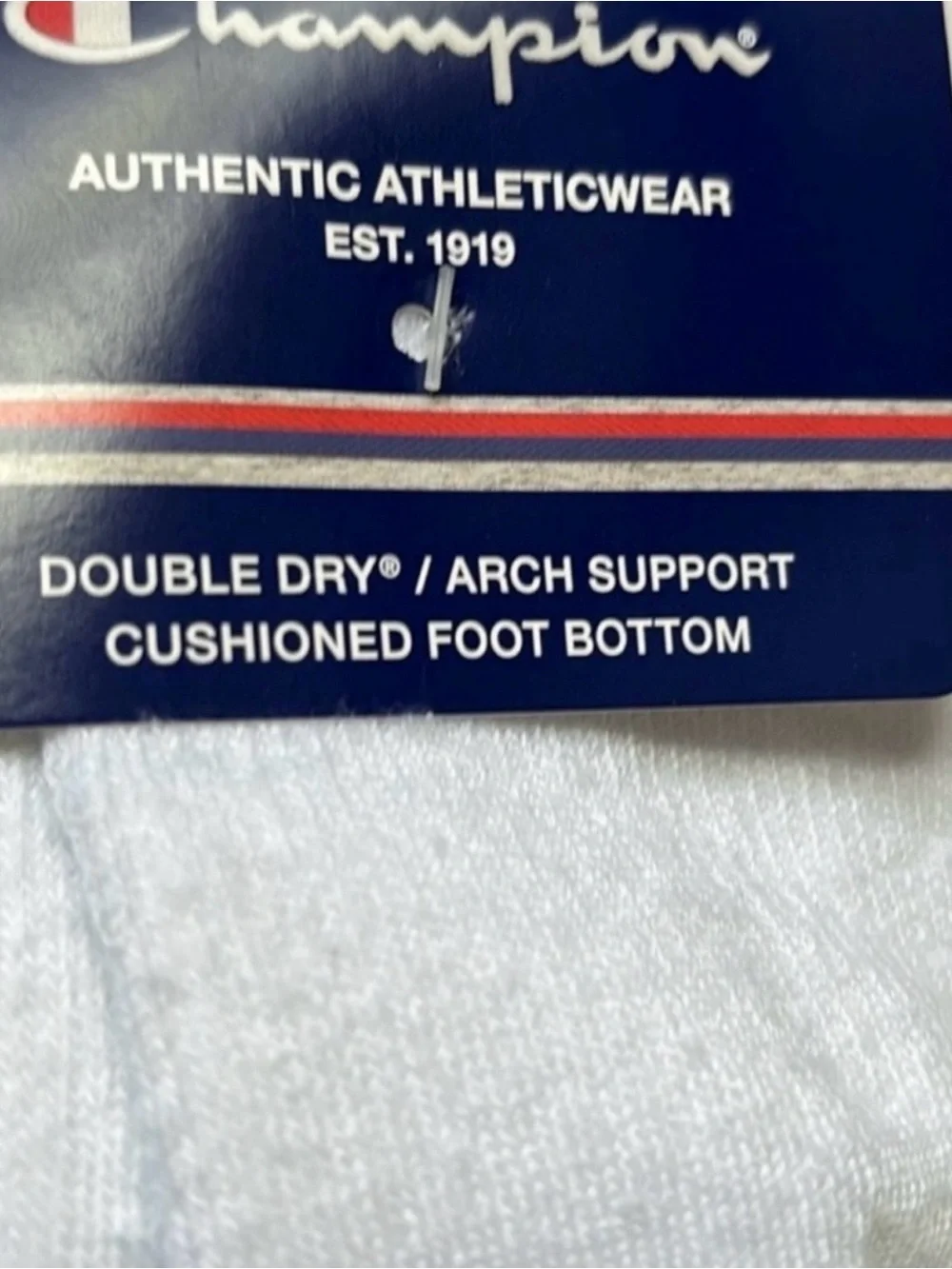 Champion white ankle